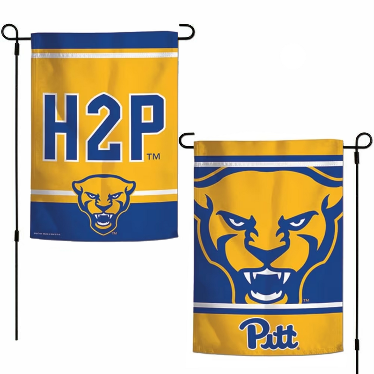 2-Sided Pitt Panthers H2P Garden Flag