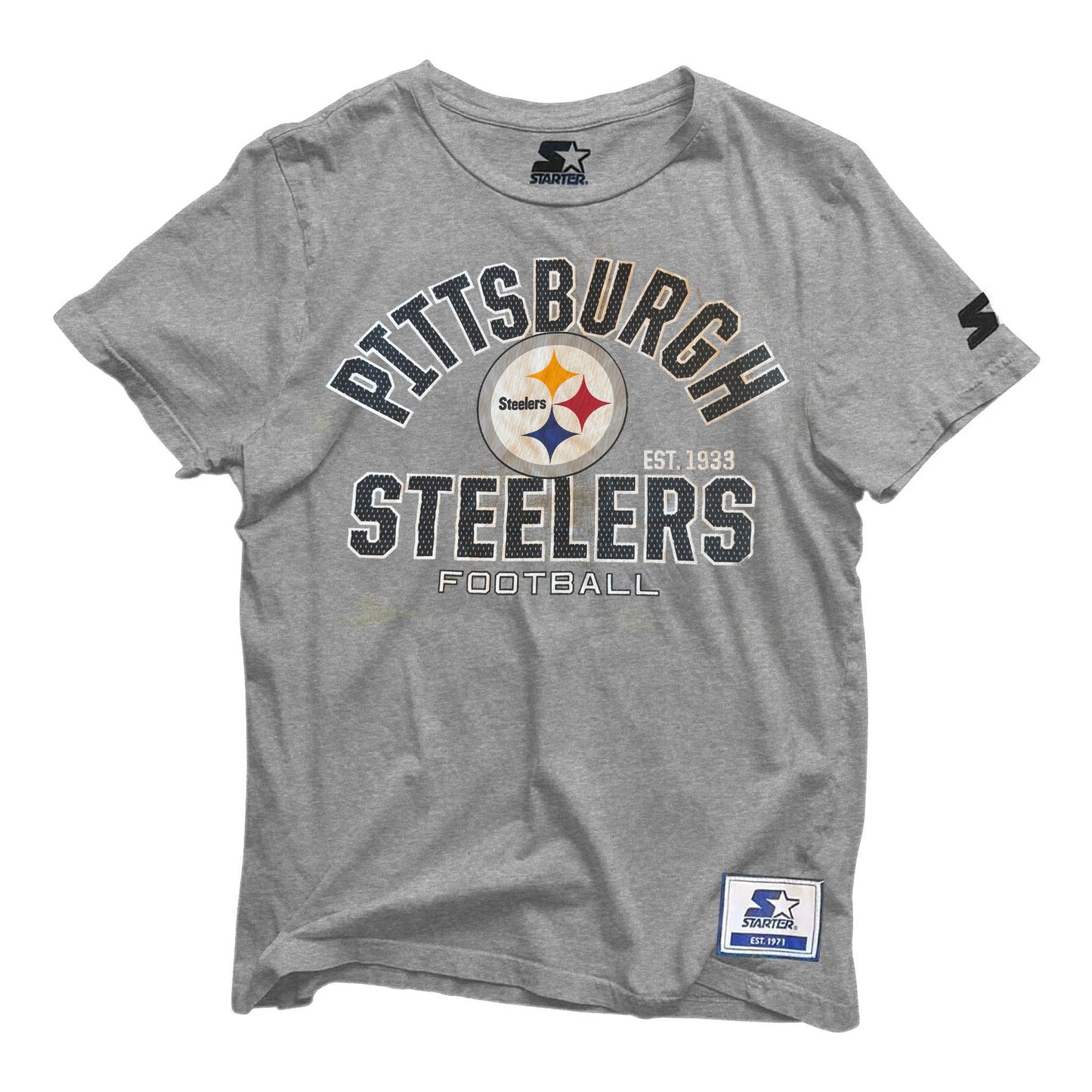 Pittsburgh Steelers Football Grey Starter Tee