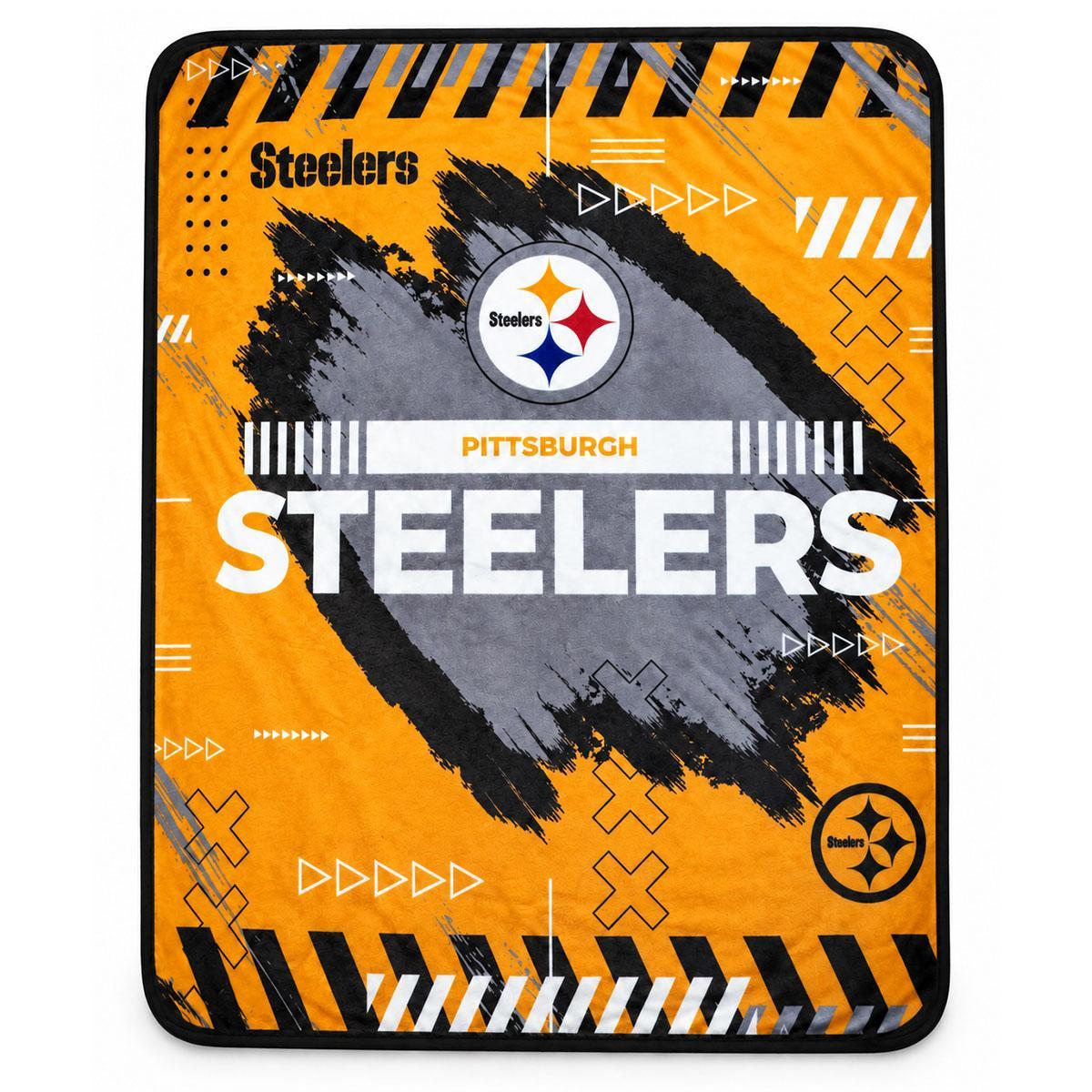 Pittsburgh Steelers 60 x 72" Super Soft Plush Throw