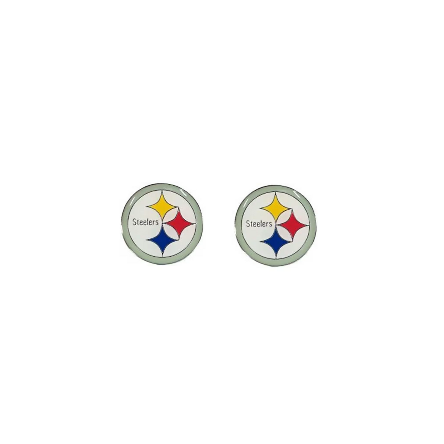 Pittsburgh Steelers Logo Post Womens Earrings