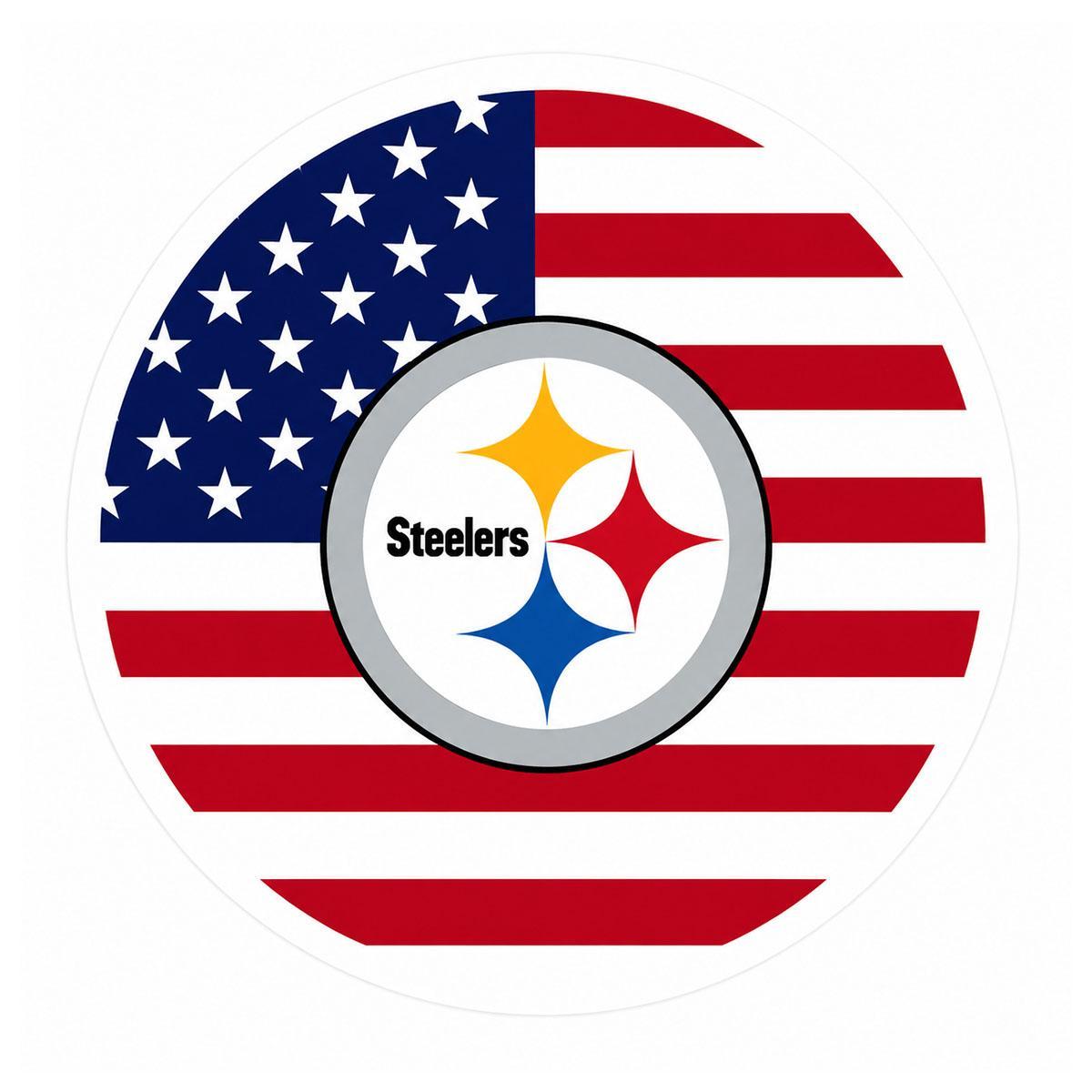 Pittsburgh Steelers USA 3" Sticker
