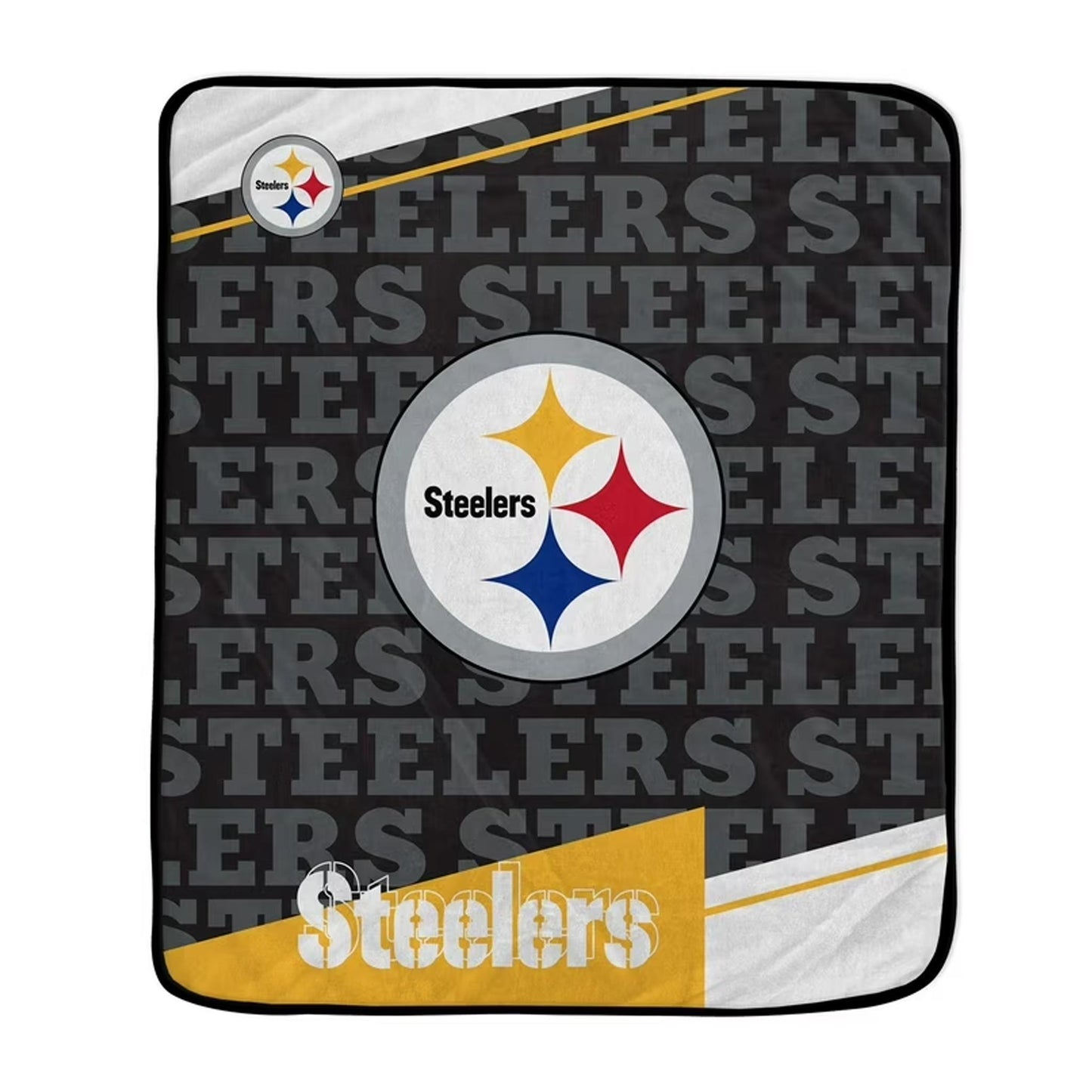 Pittsburgh Steelers 50" x 60" Ultra Soft Tailgate Throw