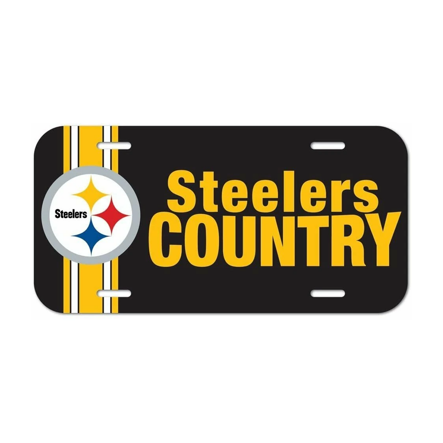 Steelers Country Plastic License Plate Frame