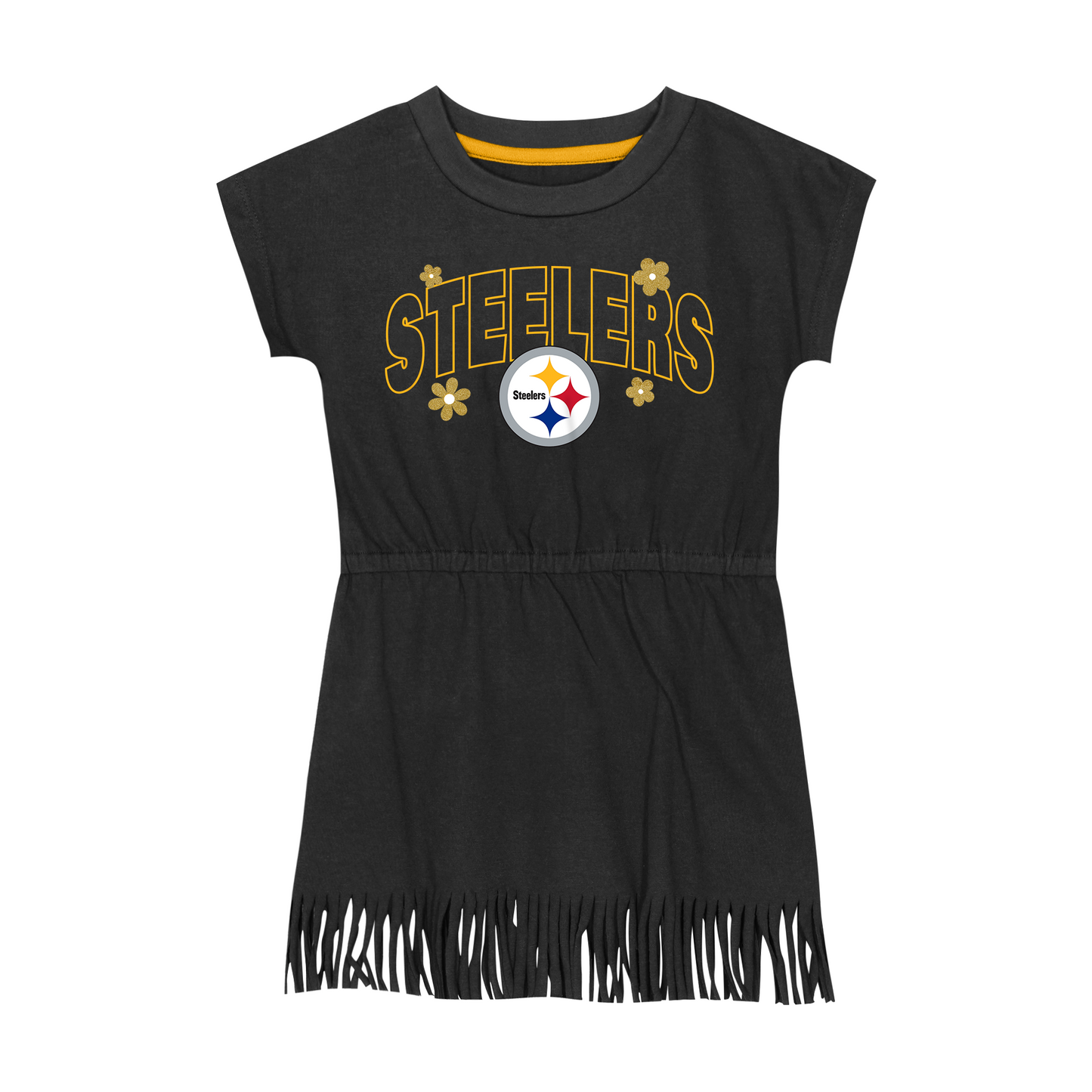 Pittsburgh Steelers Frilly Toddler Dress