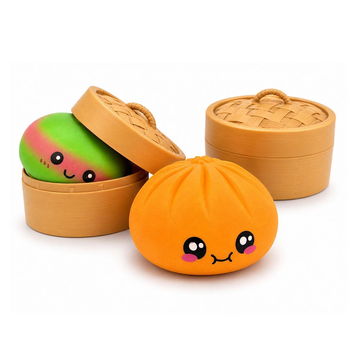 Mystery Squishy Dumpling Blind Box 1, 2, or 3-Pack