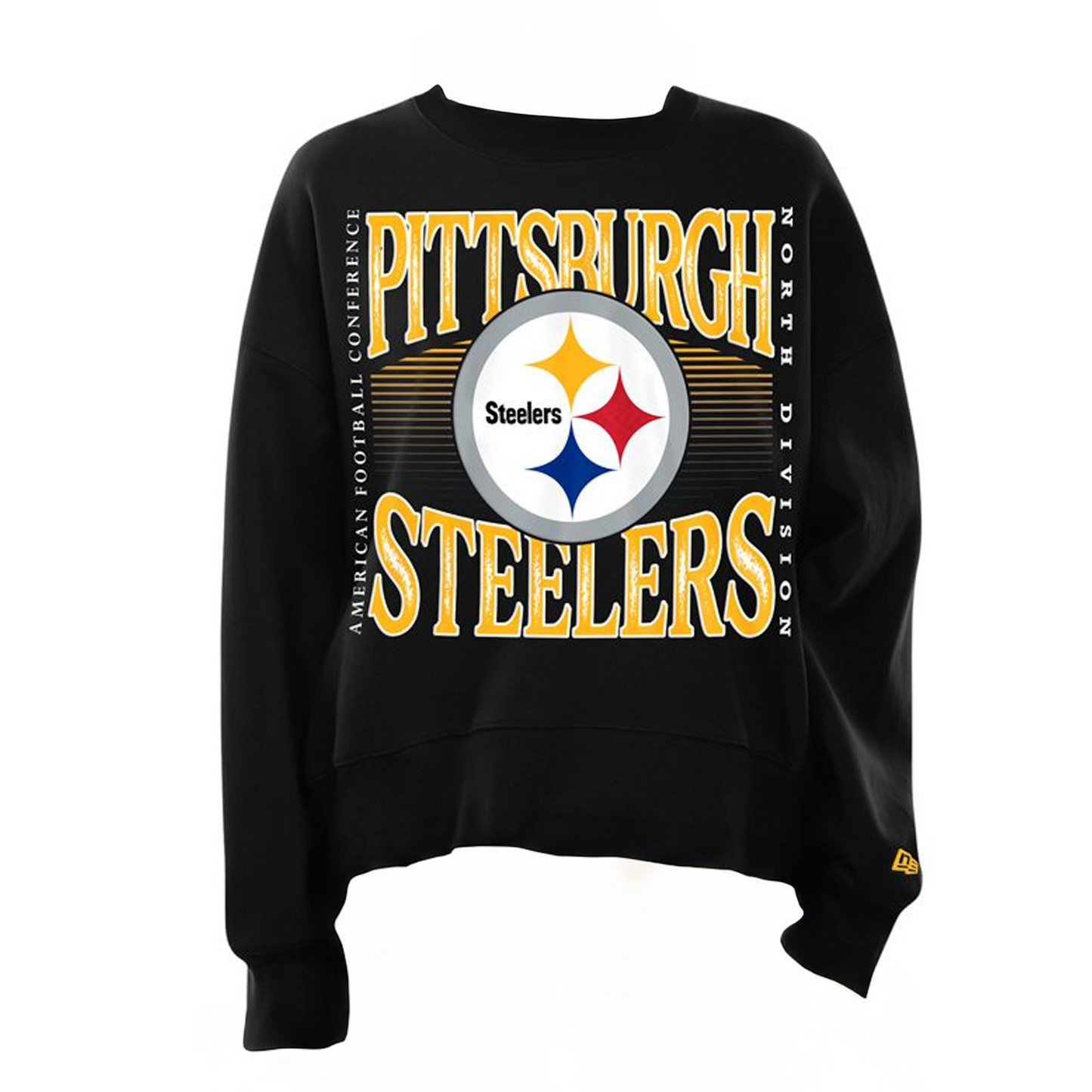 Pittsburgh Steelers Women's New Era Leisure Crewneck Sweatshirt