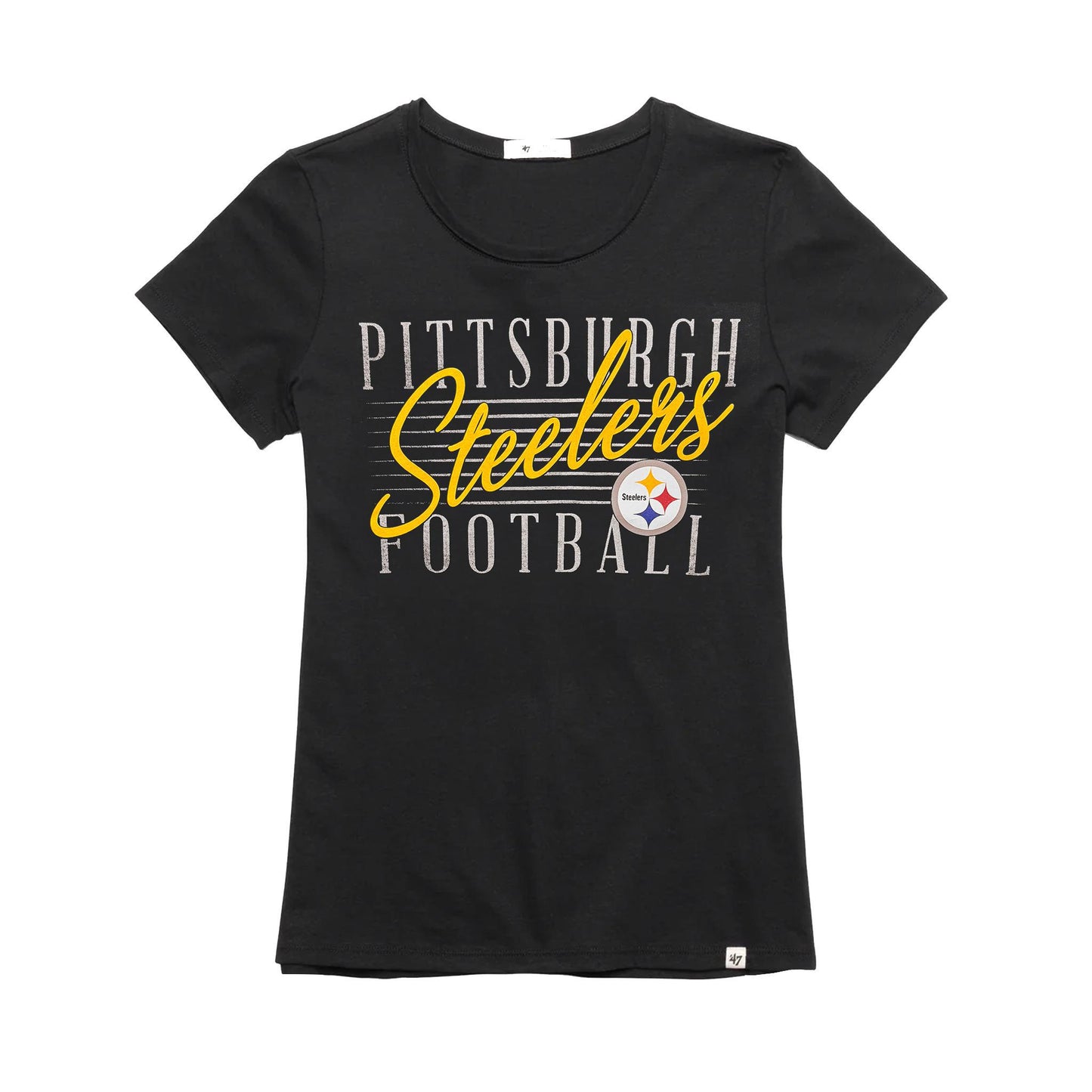 Pittsburgh Steelers Football Women's Retro '47 Tee