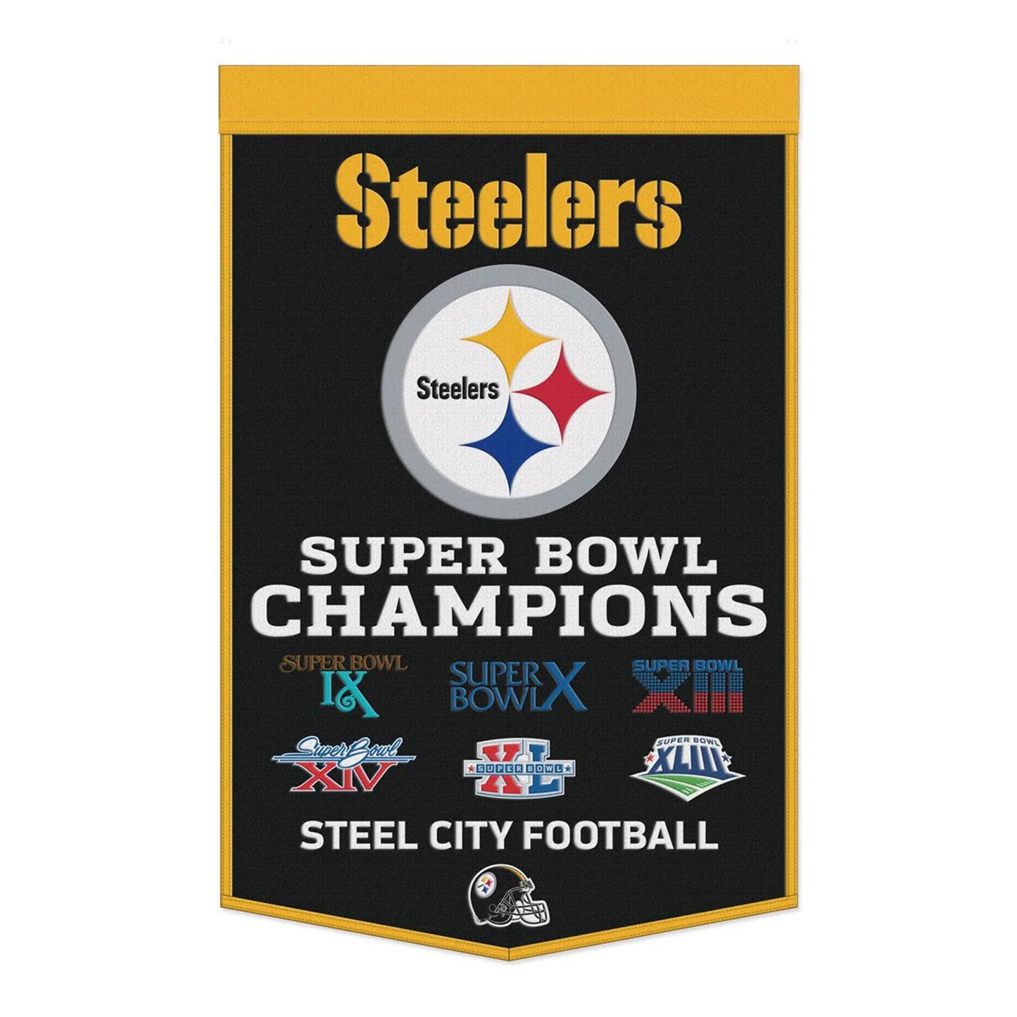 Pittsburgh Steelers WinCraft 24" x 38" Super Bowl Banner