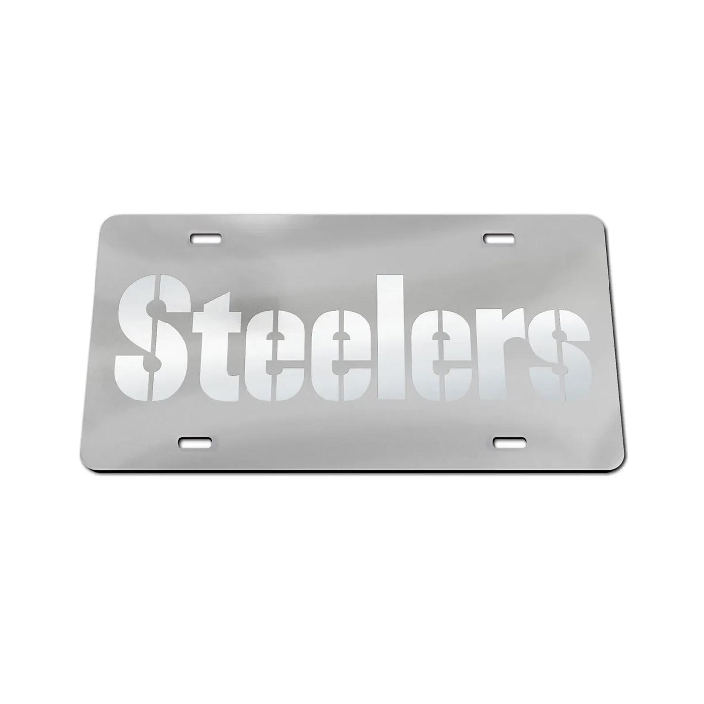 Pittsburgh Steelers Frosted Specialty Acrylic License Plate