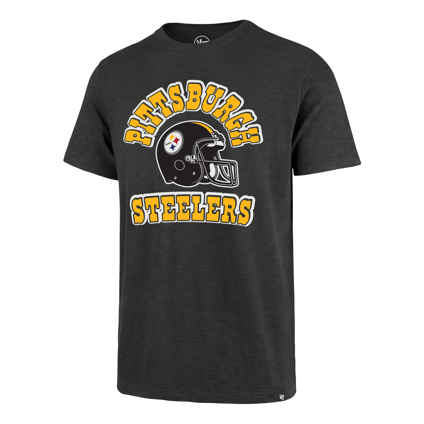 Pittsburgh Steelers Historic '47 Charcoal Tee