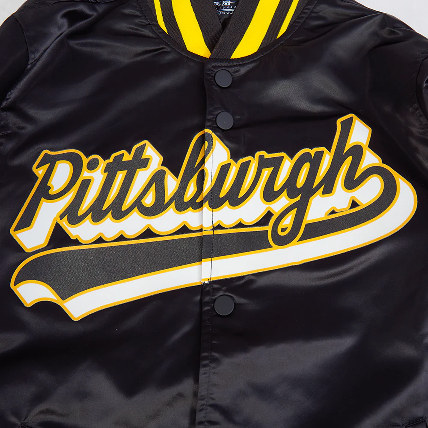 Pittsburgh Steelers Script Tail Satin Jacket