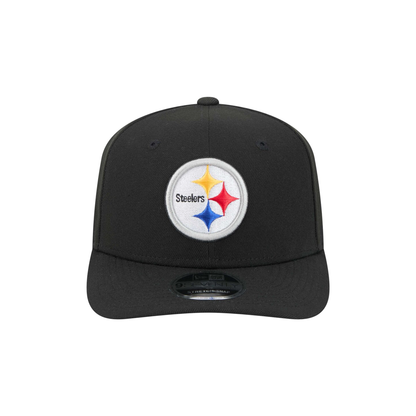 Pittsburgh Steelers New Era Black 9SEVENTY Stretch-Snap Hat