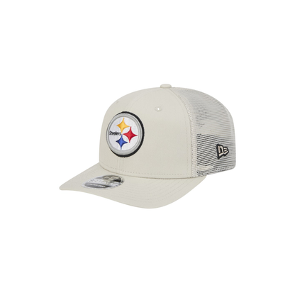 Pittsburgh Steelers New Era Stone 9SEVENTY Stretch-Snap Trucker Hat