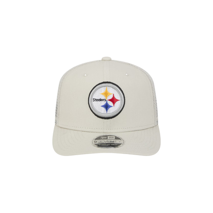 Pittsburgh Steelers New Era Stone 9SEVENTY Stretch-Snap Trucker Hat