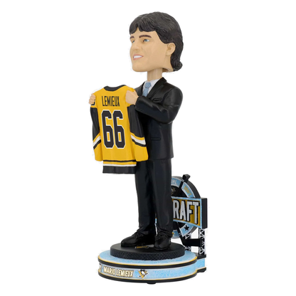 Mario Lemieux Pittsburgh Penguins 1984 Draft Pick Bobblehead