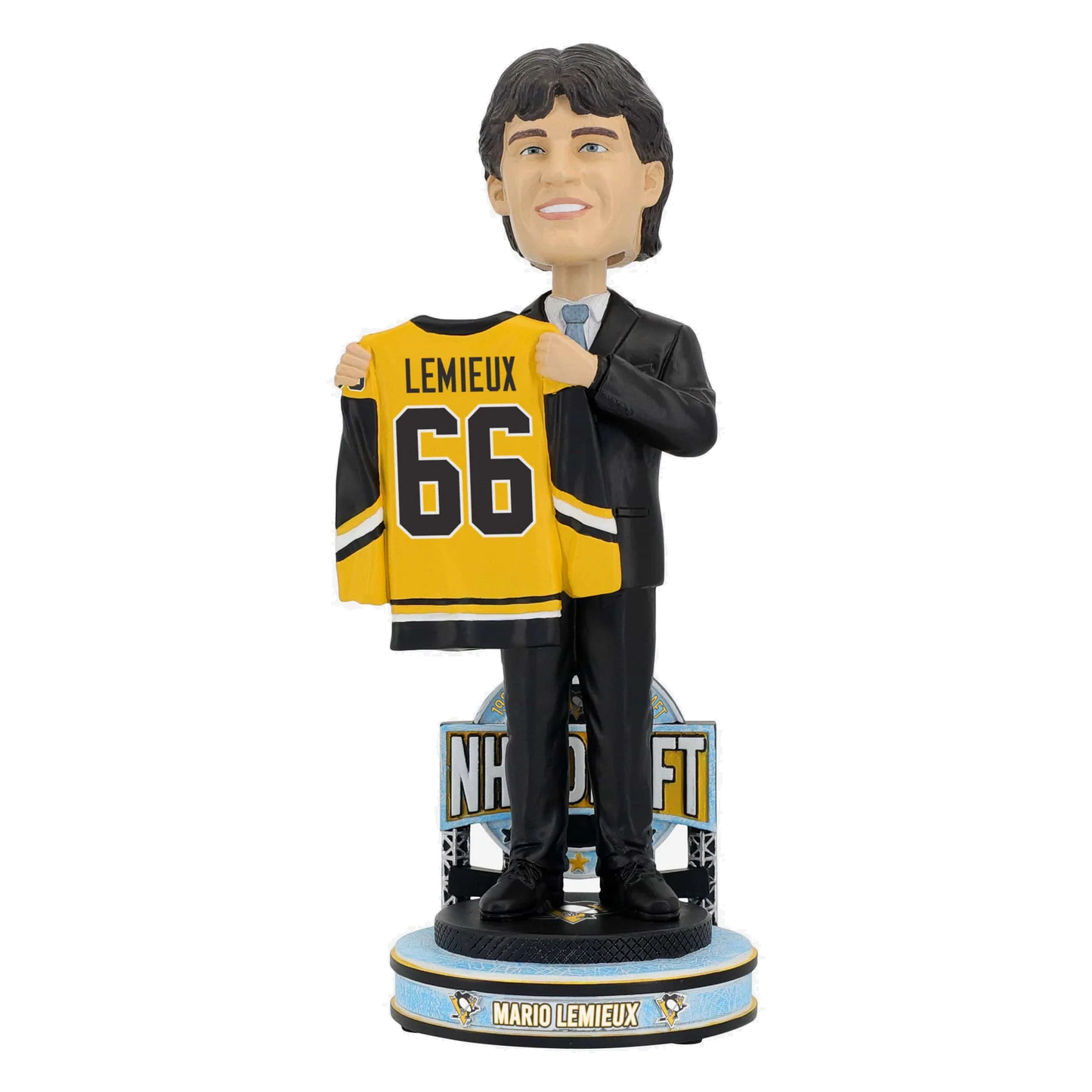 Mario Lemieux Pittsburgh Penguins 1984 Draft Pick Bobblehead