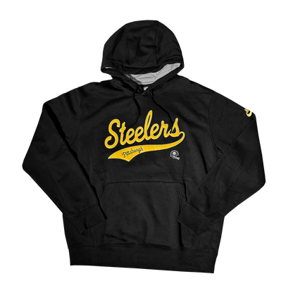 Pittsburgh Steelers Nike Black Rewind Club Logo Pullover Hoodie