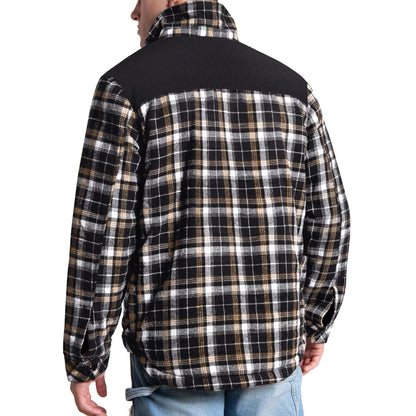 Pittsburgh Steelers Black Plaid Shirt Jacket