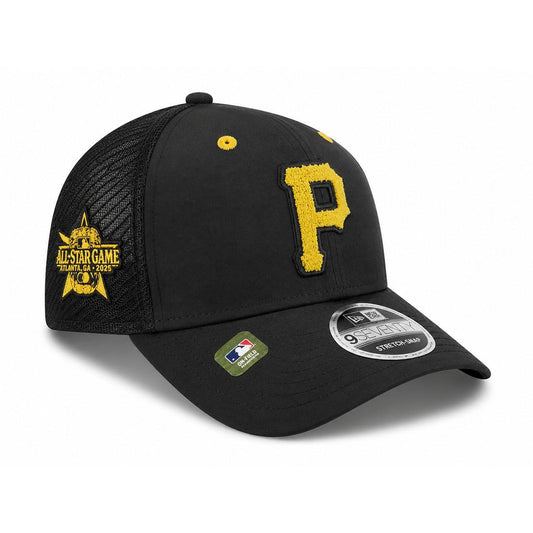 Pittsburgh Pirates New Era Black 2026 MLB All-Star Game Workout 9SEVENTY Adjustable Trucker Hat