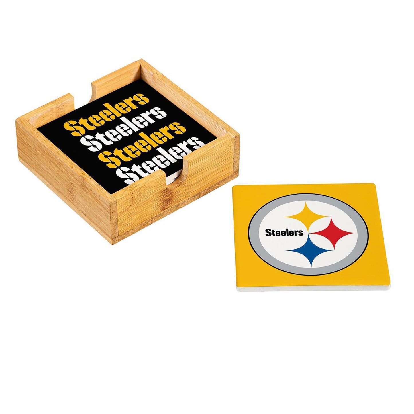 Pittsburgh Steelers Ceramic Coasters Set