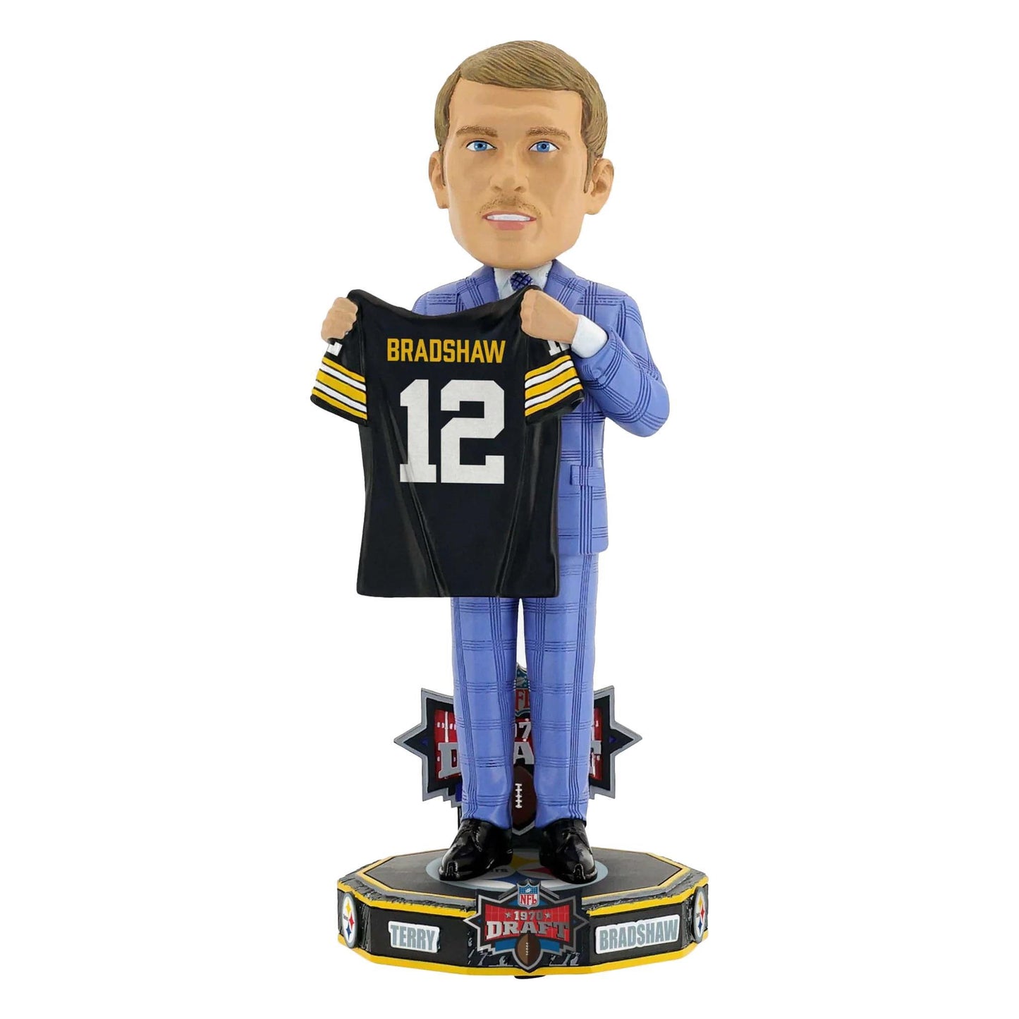 Terry Bradshaw Pittsburgh Steelers 1970 NFL Draft Pick Bobblehead