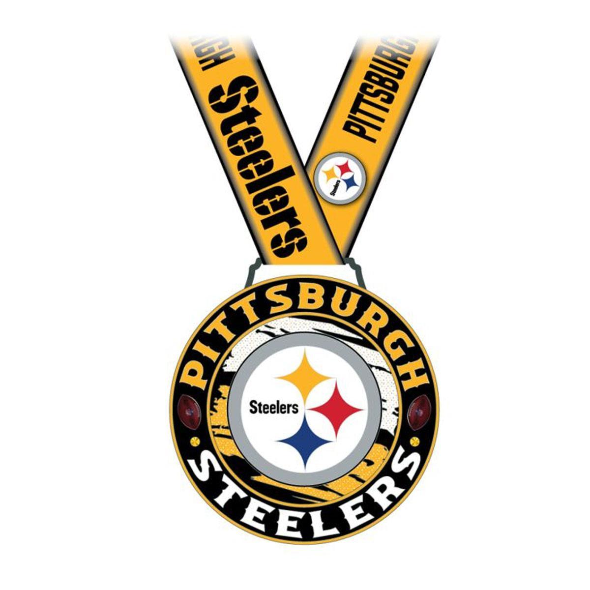 Pittsburgh Steelers Team Ribbon Medallion