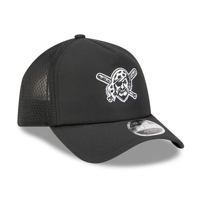 Pittsburgh Pirates New Era Black 2026 Batting Practice Alternate Apex 9FORTY Adjustable Hat