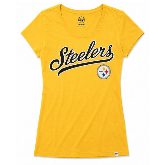 Pittsburgh Steelers Women's '47 Goldfinch Tee