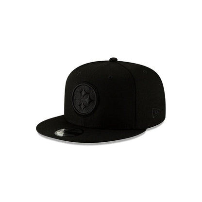 Pittsburgh Steelers Black on Black NFL 9FIFTY Snapback