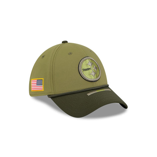 Pittsburgh Steelers New Era 39THIRTY Salute to Service Sideline Hat