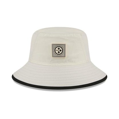 Pittsburgh Steelers 2026 NFL Training Camp Cream/Black Sport Bucket Hat