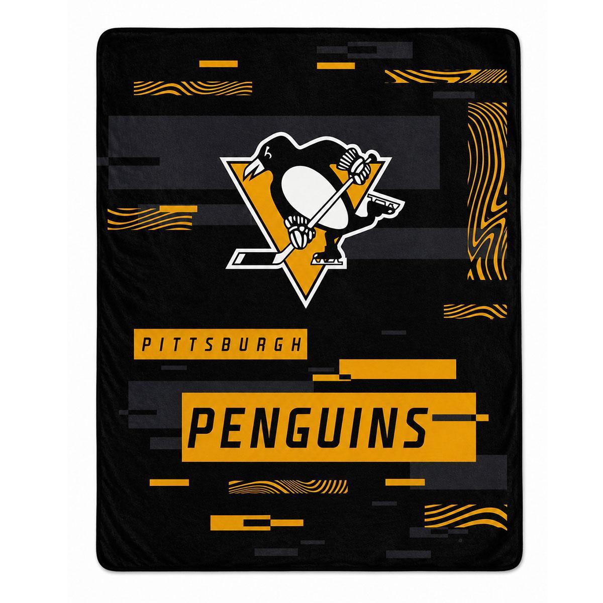 Pittsburgh Penguins Plush 60"x80" Throw Blanket