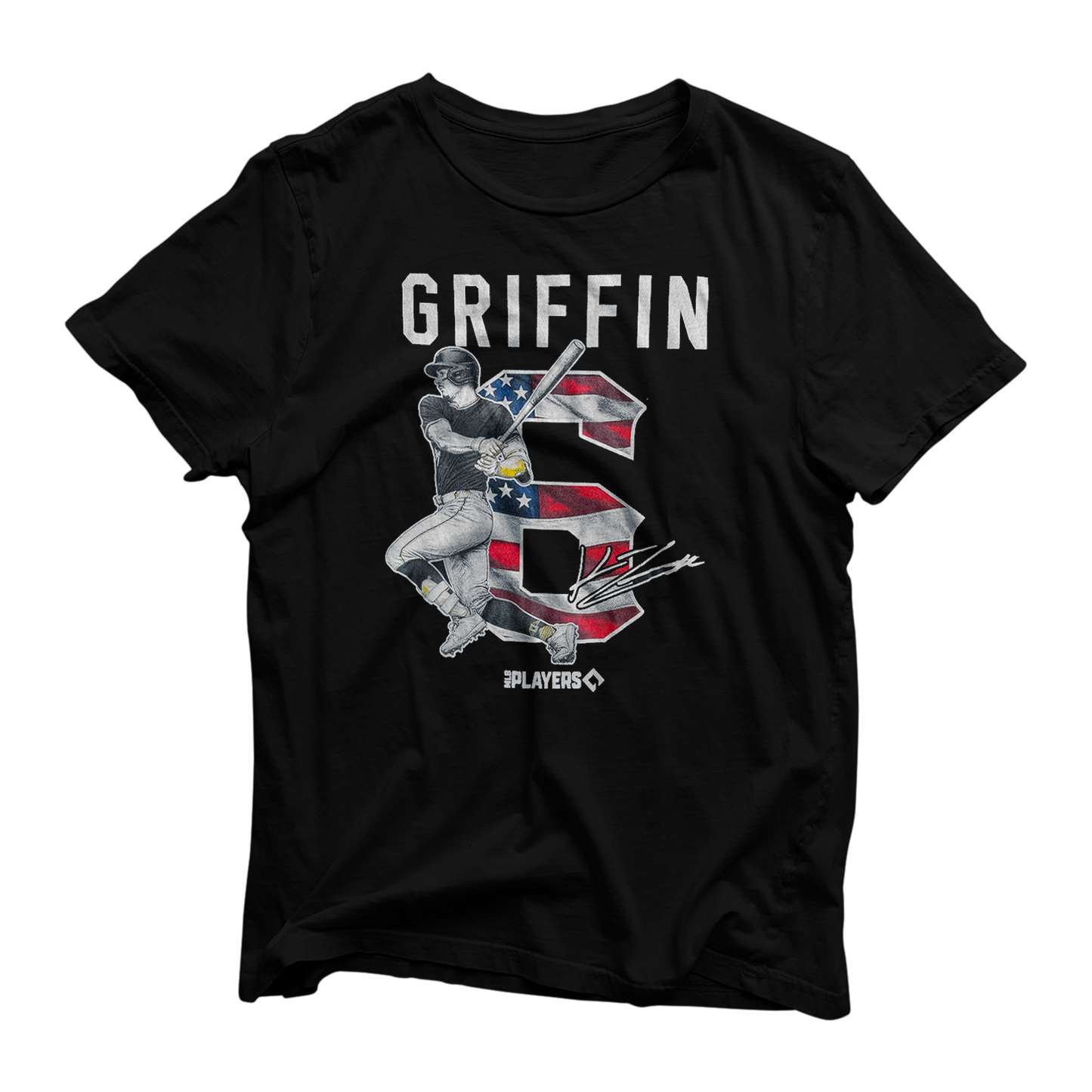 Konnor Griffin #6 Pittsburgh Pirates USA Black Tee