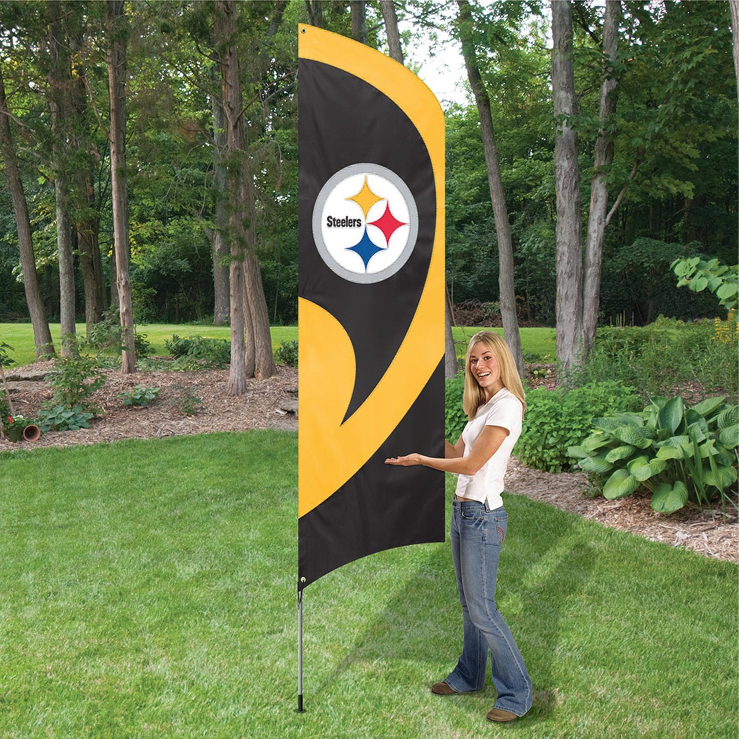 Pittsburgh Steelers 8.5' Tall Team Flag Kit