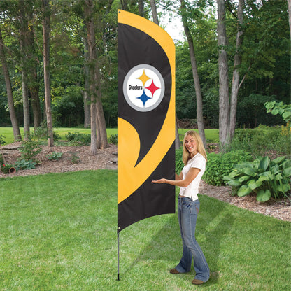Pittsburgh Steelers 8.5' Tall Team Flag Kit