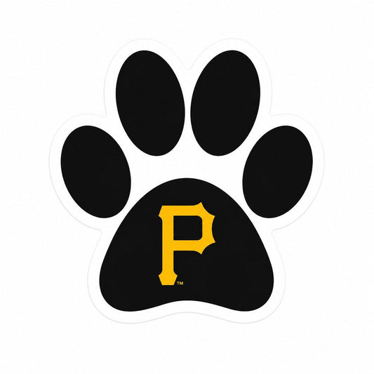 Pittsburgh Pirates Paw Print 3" Sticker