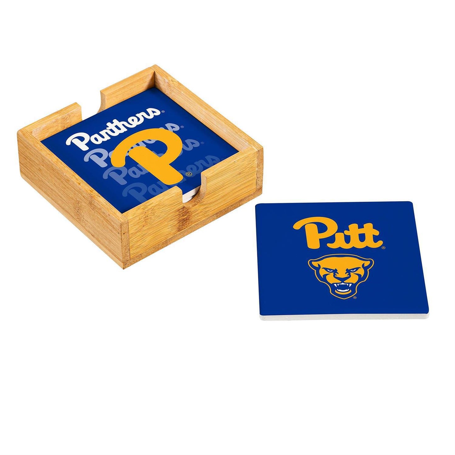 University of Pittsburgh Ceramic Coasters Set