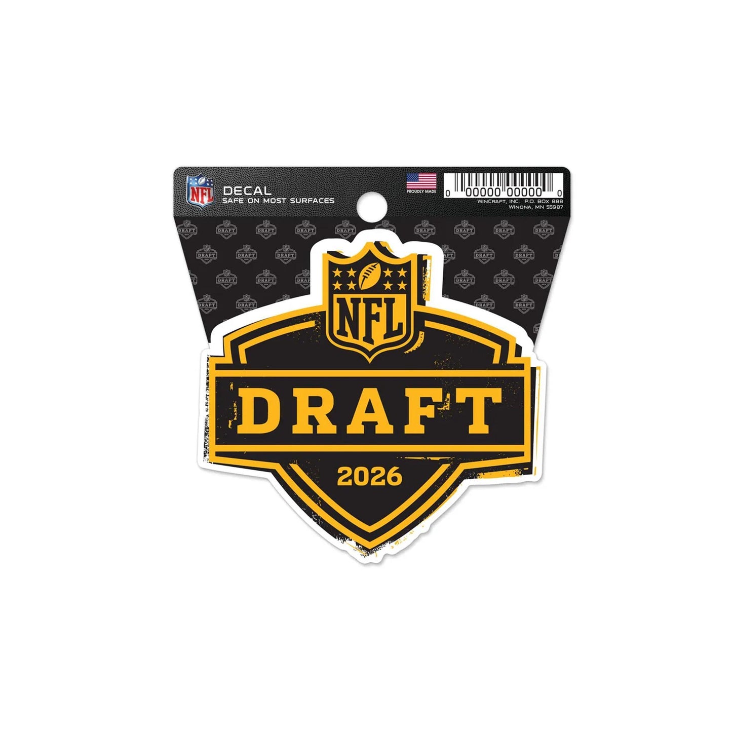 NFL Draft 2026 Clean Cut Decal 3" x 4"