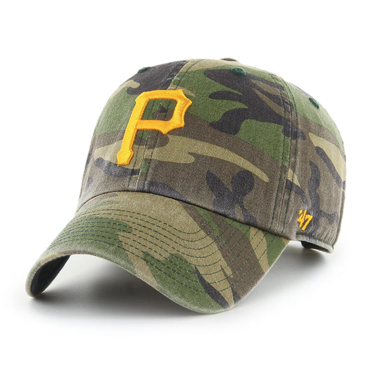 Pittsburgh Pirates Camo Clean Up Adjustable Hat