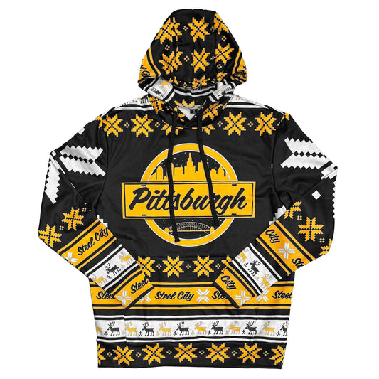 Pittsburgh Ugly Sweater Hoodie