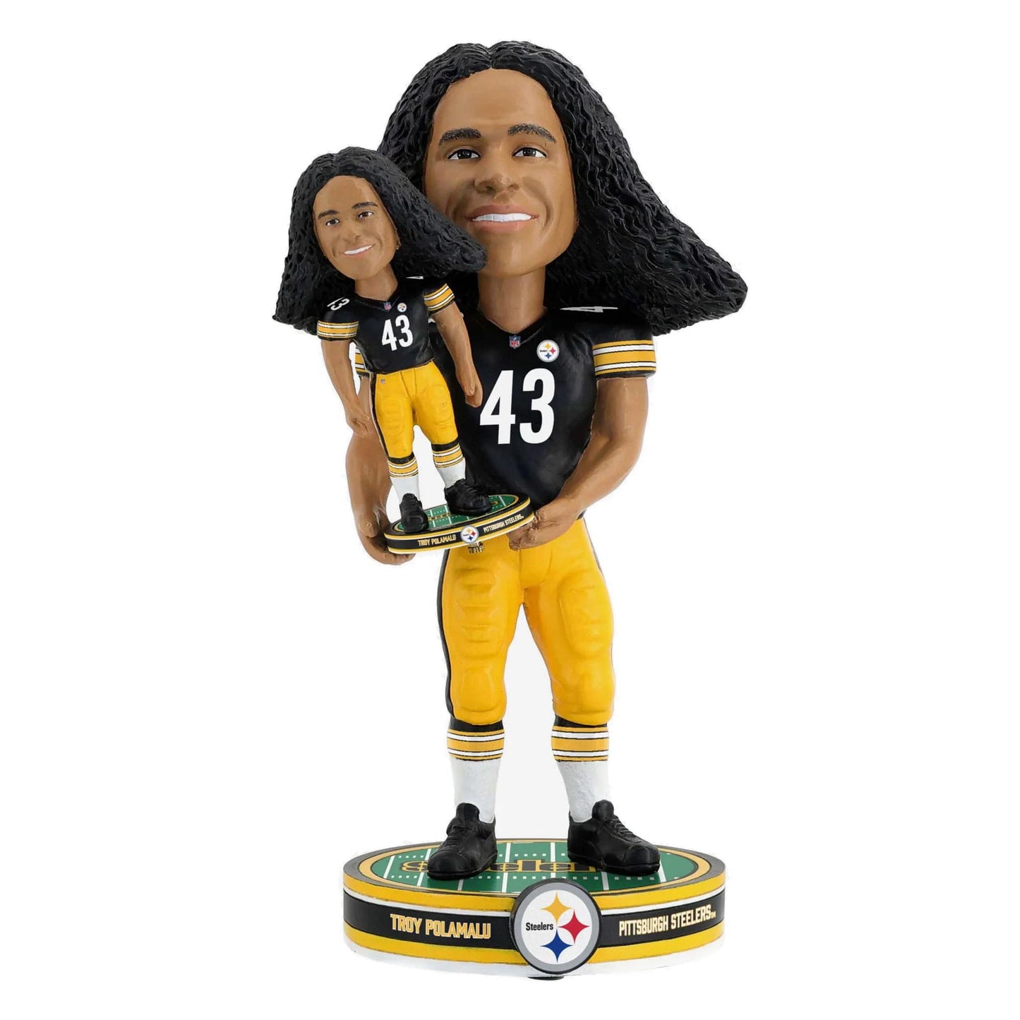 Troy Polamalu Pittsburgh Steelers Bobble Dubblz Bobblehead