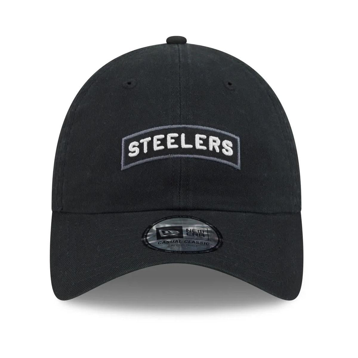 Pittsburgh Steelers New Era Black 2026 Salute To Service Casual Classic Adjustable Hat