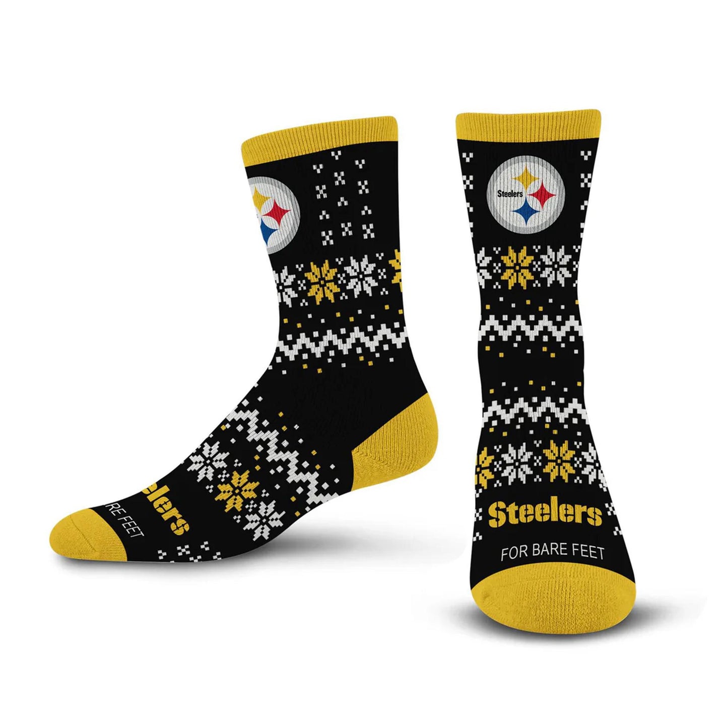 Pittsburgh Steelers Team Sweater Crew Socks