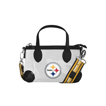 Pittsburgh Steelers Big Logo Clear Crossbody Mini Purse