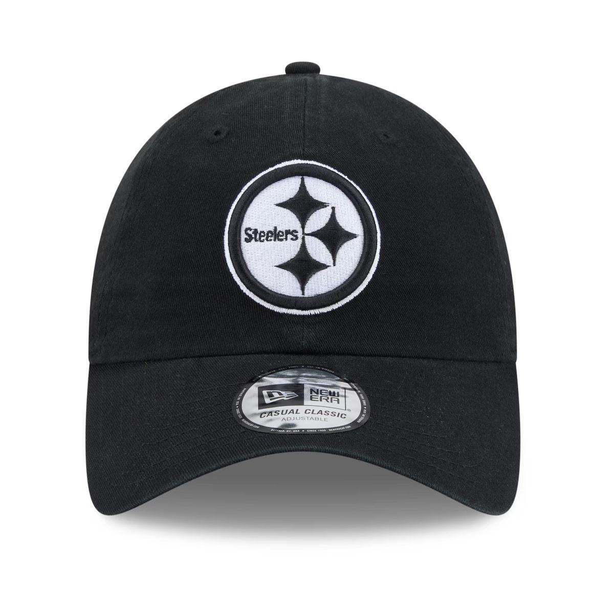 Pittsburgh Steelers New Era Black 2026 NFL Crucial Catch Casual Classic Adjustable Hat