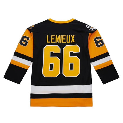 Mario Lemieux #66 Pittsburgh Penguins 1991-92 Black Power Play Player Jersey