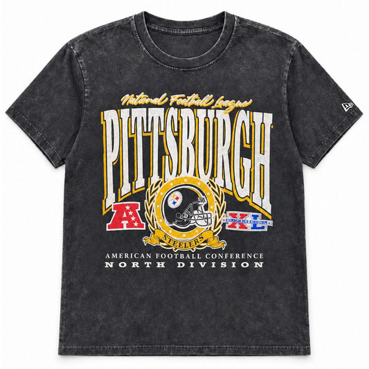 Pittsburgh Steelers Vintage Washed Super Bowl XL Tee