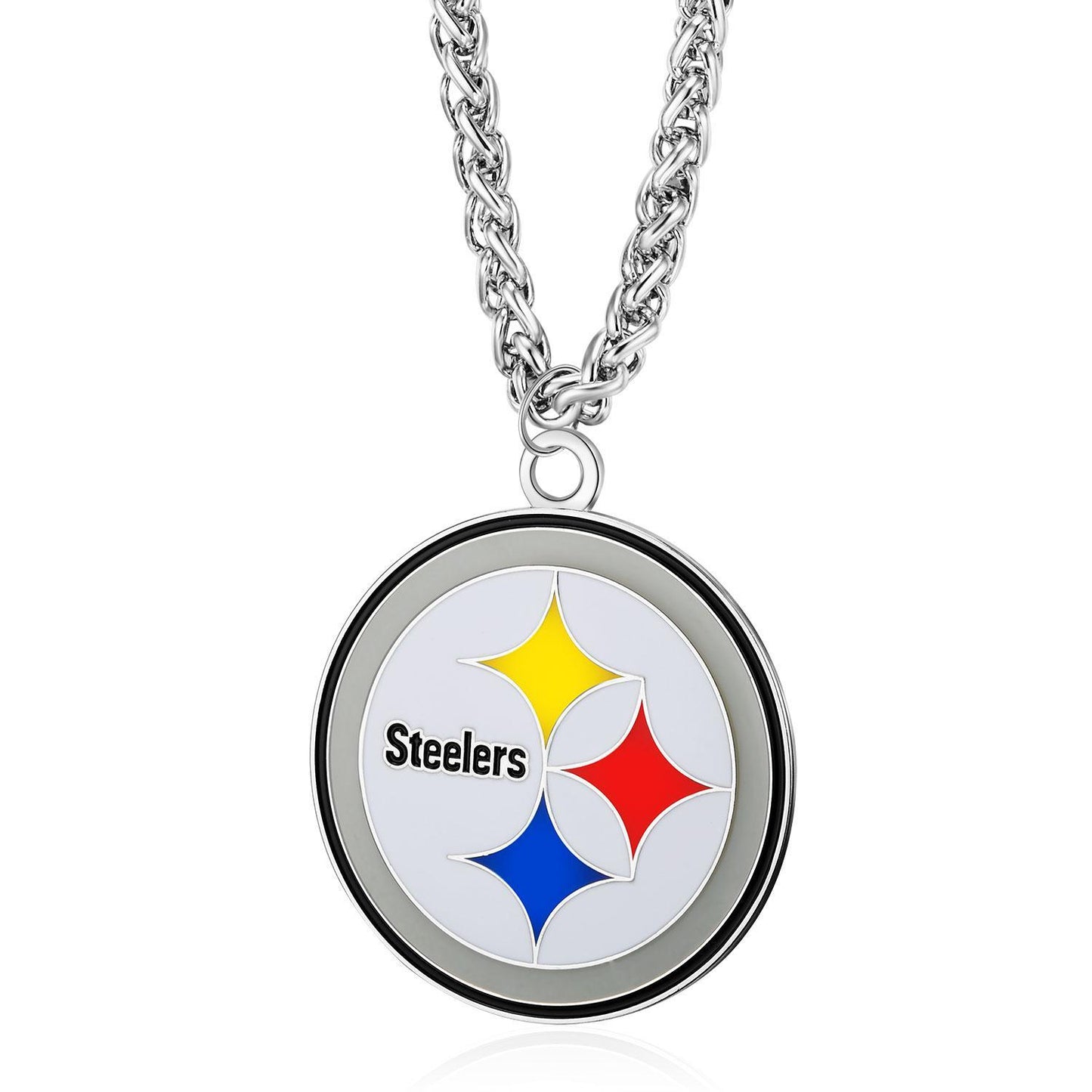 Pittsburgh Steelers Large Primary Team Logo Necklace
