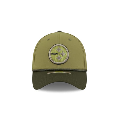Pittsburgh Steelers New Era 39THIRTY Salute to Service Sideline Hat
