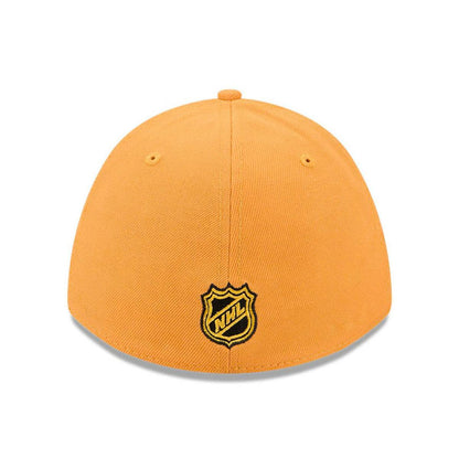 Pittsburgh Penguins New Era Mens Gold 39THIRTY Modern Crown Flex Hat